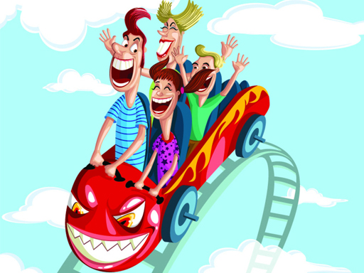 Roller coaster leap online  game