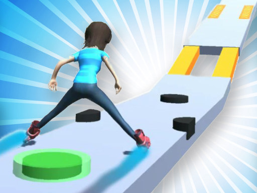 Roller Skating Run online Sports game