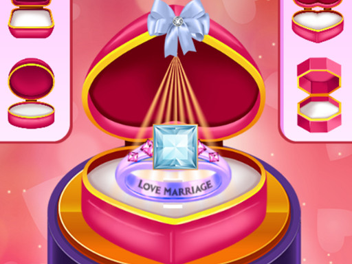 Romantic Wedding Ring Design online Girls game