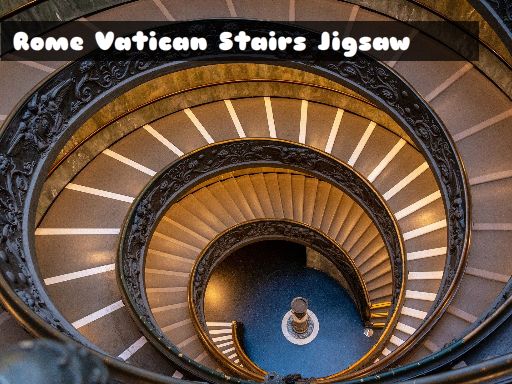 Rome Vatican Stairs Jigsaw online game