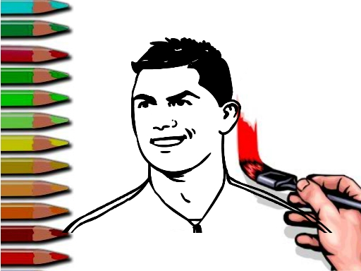 Ronaldo Coloring Book online game