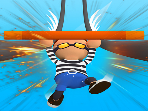 Roof Run Rails Man - railing challenge Game online online game