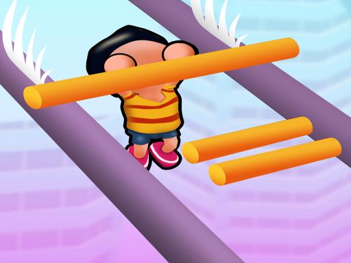Roof Run: Slide Roof Rails - simple fun game online game