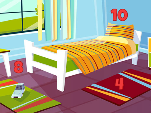 Rooms Hidden Numbers online Puzzle game