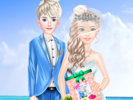 Royal Couple Wedding Invitation online Girls game