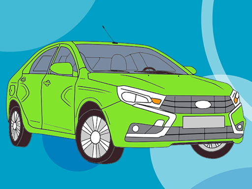 Russian Cars Coloring Book online game