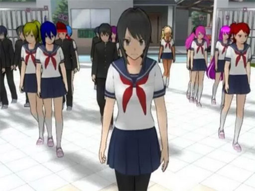 Sakura School Girl Yandere Simulator online game