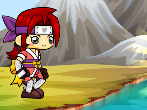 Samurai running online Arcade game