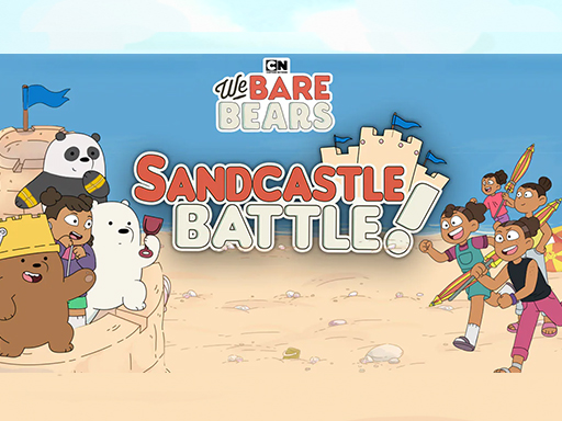 SandCastle Battle - We Bare Bears online Shooting game