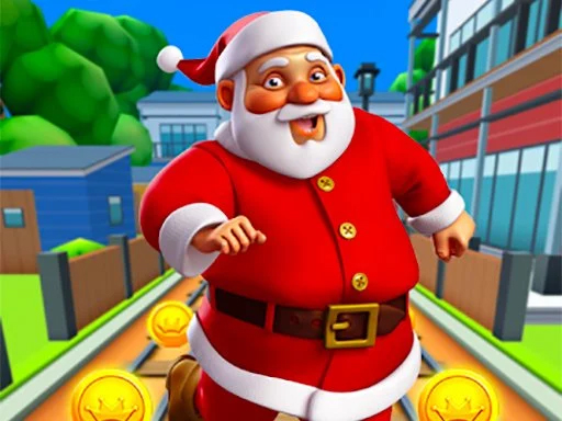 Santa City Run surfers online Adventure game