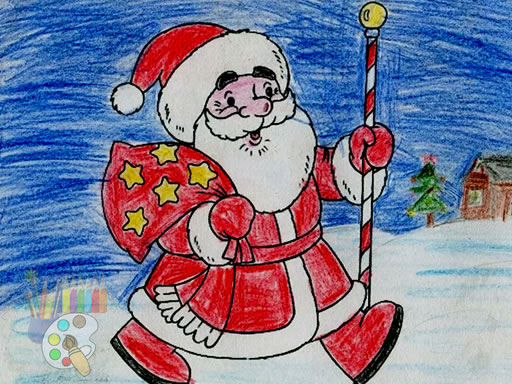 Santa Claus Coloring online game
