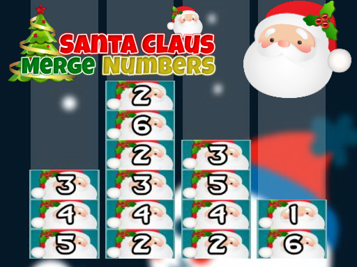 Santa Claus Merge Numbers online game