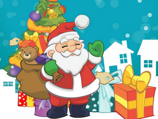 Santa Claus New Year's Eve online game