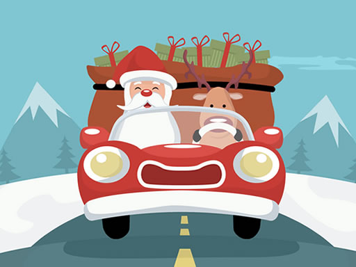 Santa Giving Presents Jigsaw online game