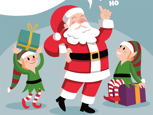 Santa Merry Xmas Puzzle online game