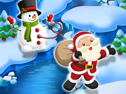 Santa SnowMan Jump online game