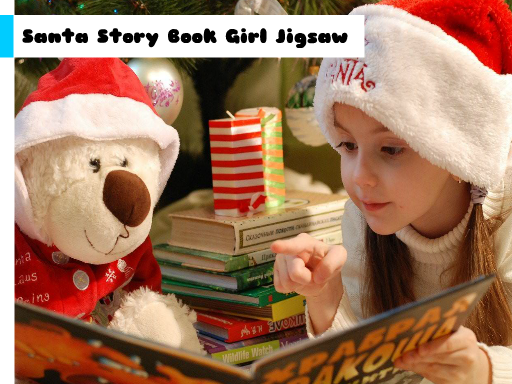 Santa Story Book Girl Jigsaw online game
