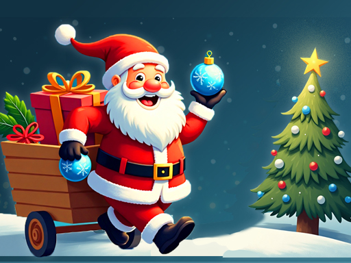 Santa: The Magic of Tree Decorating online Hypercasual game