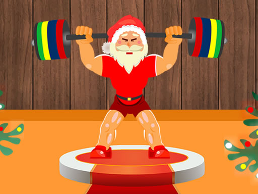 Santa Weightlifter online game