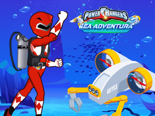 Save Power Rangers From Ocean Zombies - Pin Pull online Puzzle game