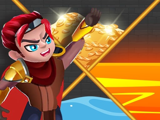Save The Hero   Pull The Pin online Puzzle game