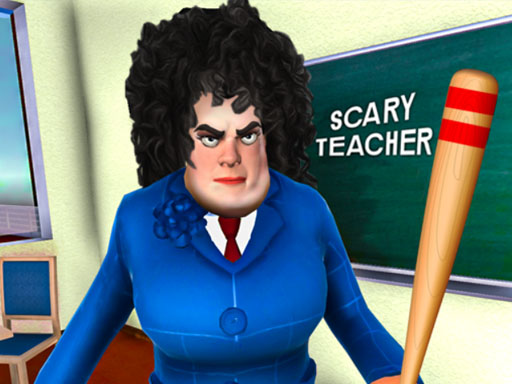 Scary Evil Teacher Games: Neighbor House Escape 3D online Shooting game