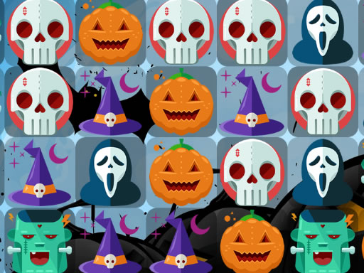 Scary Halloween Match 3 online game