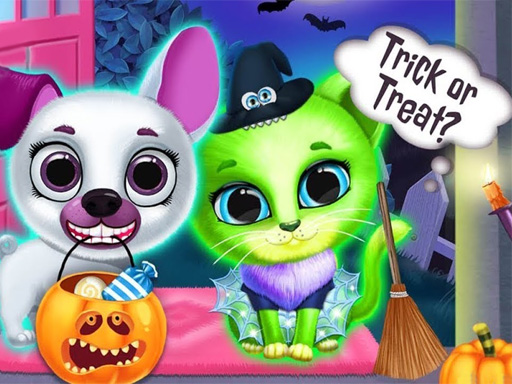 Scary Makeover Halloween Pet Salon online Girls game
