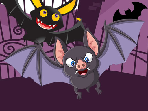 Scary Midnight Hidden Bats online Puzzle game
