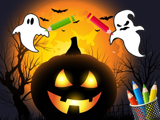 Scary Party Coloring online game