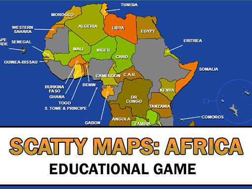 Scatty Maps Africa online game