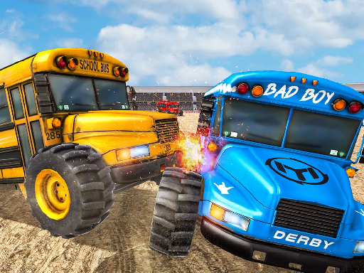 School Bus Demolition Derby online game