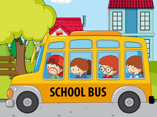 School Bus Differences online Puzzle game