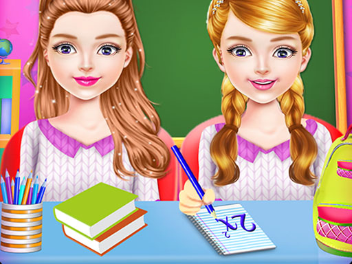 School First Day at Classroom online Girls game