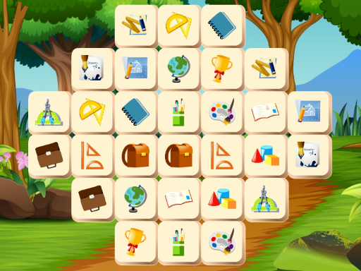 School Mahjong Deluxe online game