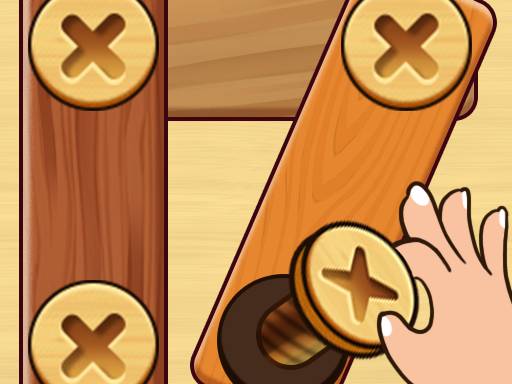 Screw Nuts Bolts: Wood Solve online game