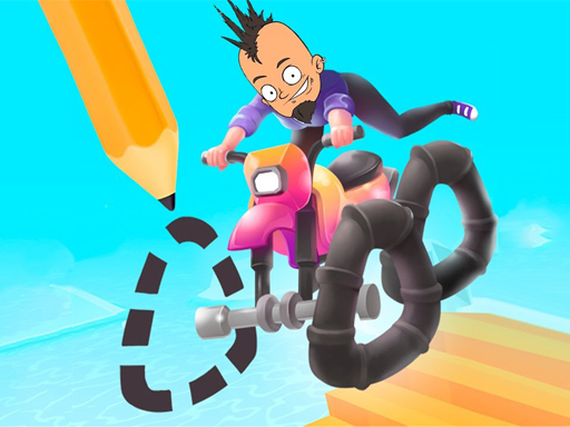Scribble racing online game