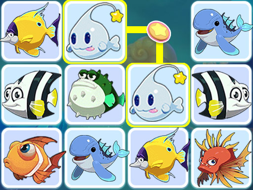 Sea Fish Onet online Puzzle game