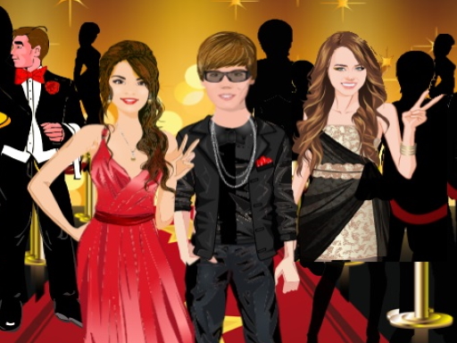 Selena and Justin Kissing online game