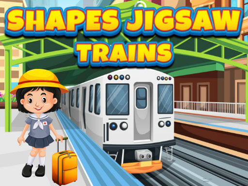 Shapes Jigsaw Trains online game