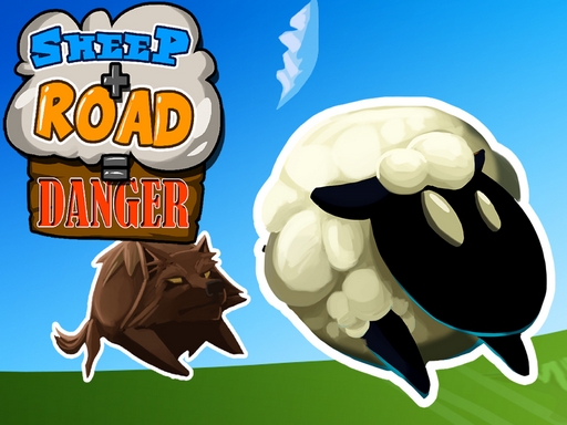Sheep + road = Danger online game