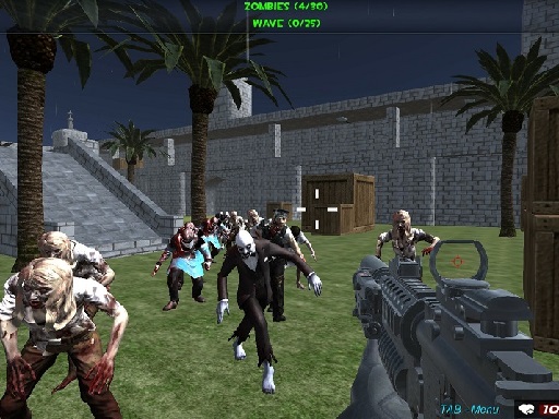 Shooting Zombie fps Xtreme Good vs Bad Boys online game