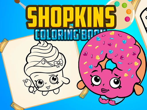 Shopkins Coloring Book online game