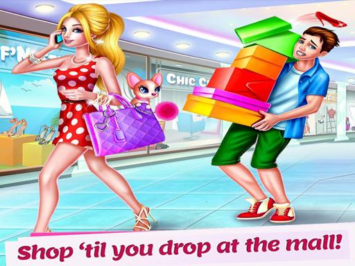 Shopping Mall For Rich Girls Supermarket Cashier online game