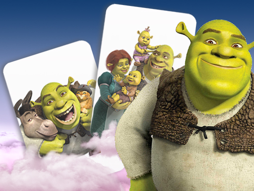 Shrek Card Match online game