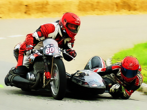 Sidecar Racing Puzzle online Puzzle game