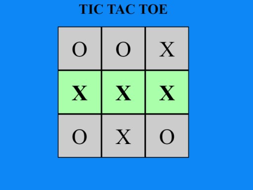 Simple Tic Tac Toe online Puzzle game