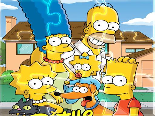 Simpsons Match3 Puzzle online Puzzle game