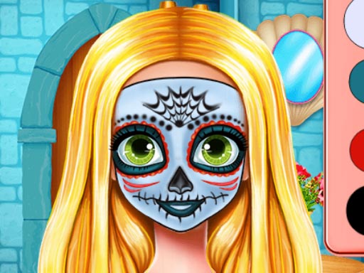 SISTER HALLOWEEN FACE PAINT online game