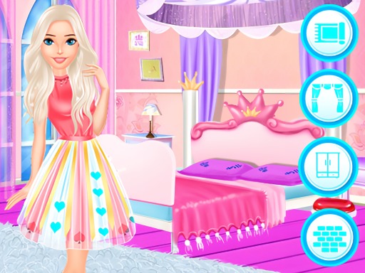 Sisters Decorate Bedroom online Girls game